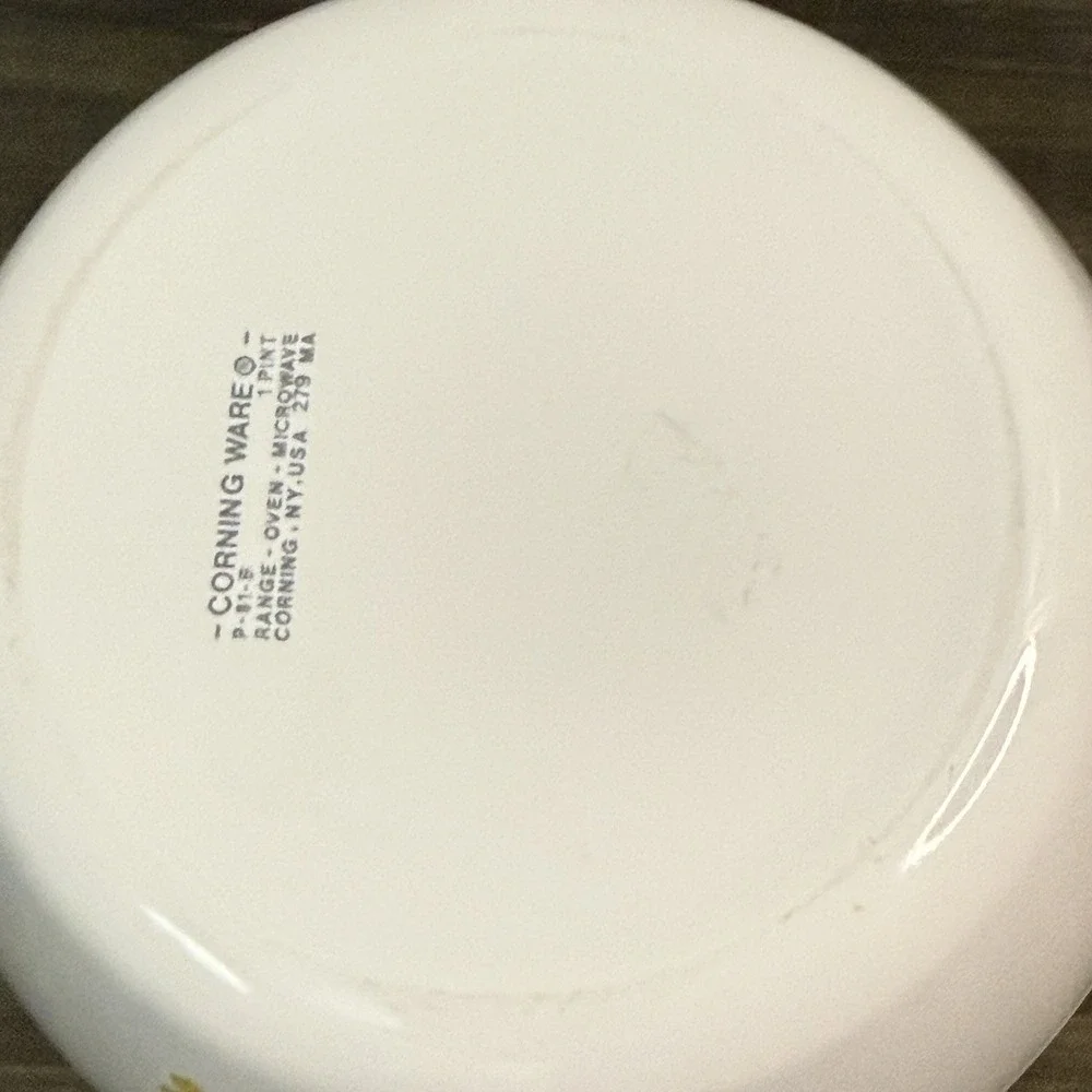 VINTAGE Corning Ware Wildflower‎ 1 Pint 6